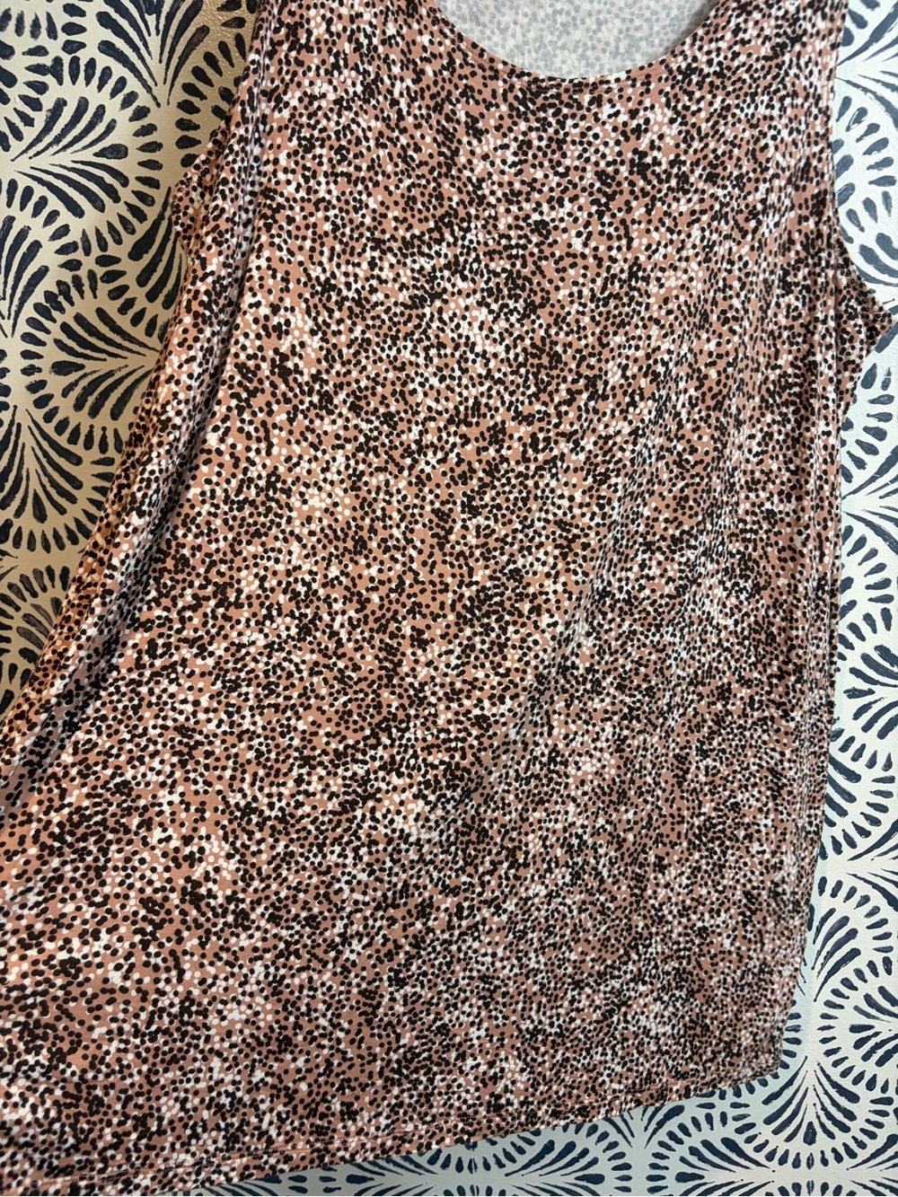LOGO By Lori Goldstein Speckled Lounge Tank Dress - Picture 3 of 10